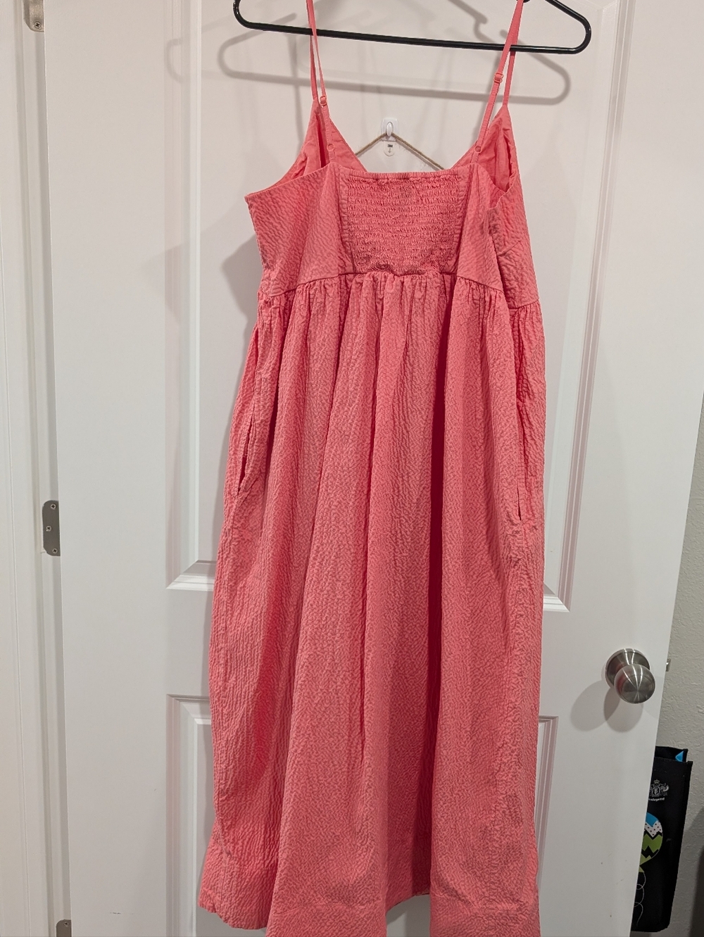 a new day Coral Spaghetti Strap Maxi Dress Size L - Picture 2 of 4